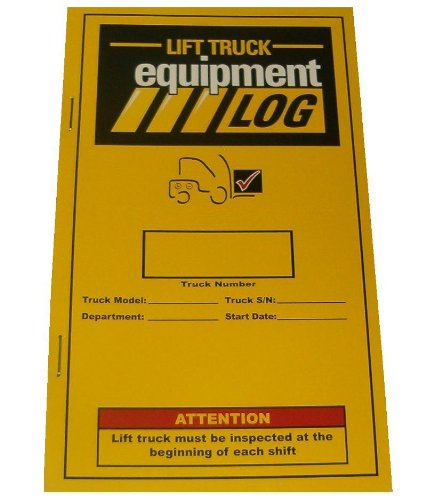 IRONguard 70-1065 Replacement Lift Truck Log Book for Propane Counterbalance