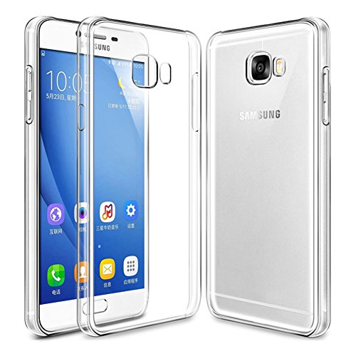 Galaxy c7 case, microp(tm) super frosted crystal hard c…