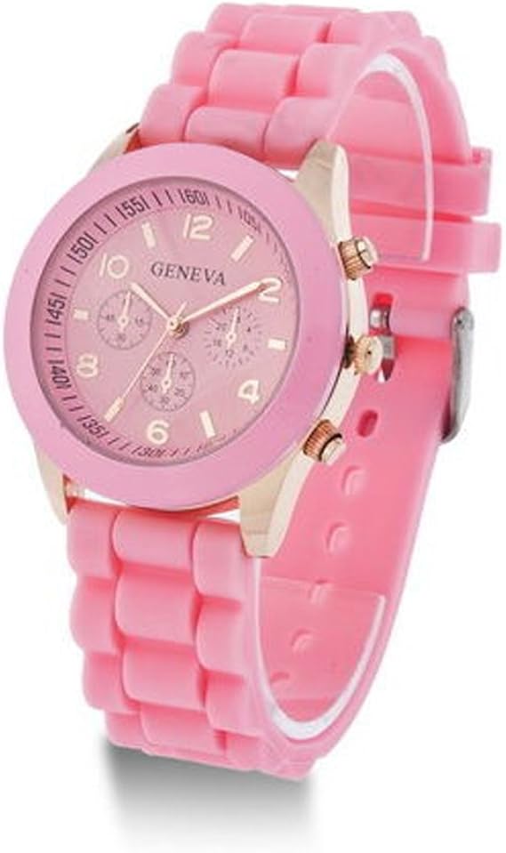 Amazon ビビットカラーレディース メンズok腕時計 ピンク メンズ腕時計 腕時計 通販