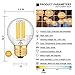 CRLight 6W Edison LED Globe Bulb 2700K Warm White, 70W Equivalent 700 LM Dimmable, E26 Vintage Edison G16 Globe Clear Glass Ceiling Fan Bathroom LED Light Bulbs, 6 Pack