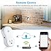 Cevitor Smart Socket Plugs Outlet, Alexa Voice Control and APP Connect, No Hub Required, with 1 USB Port (C2001P)