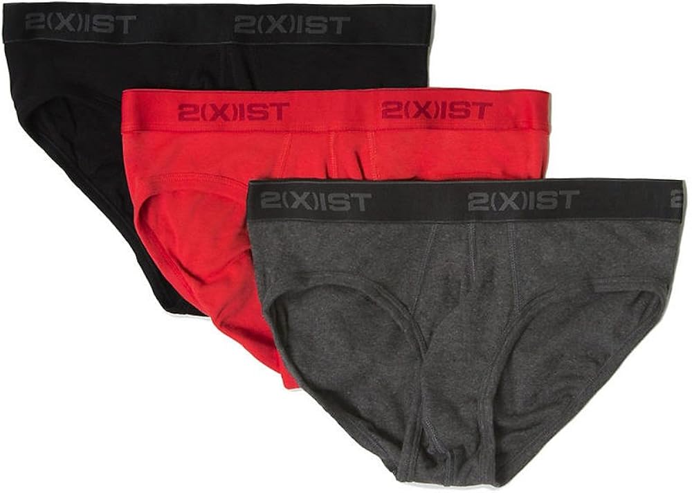 2(X)IST Men's Essential Cotton No Show Brief 3-Pack at  Men’s Clothing store