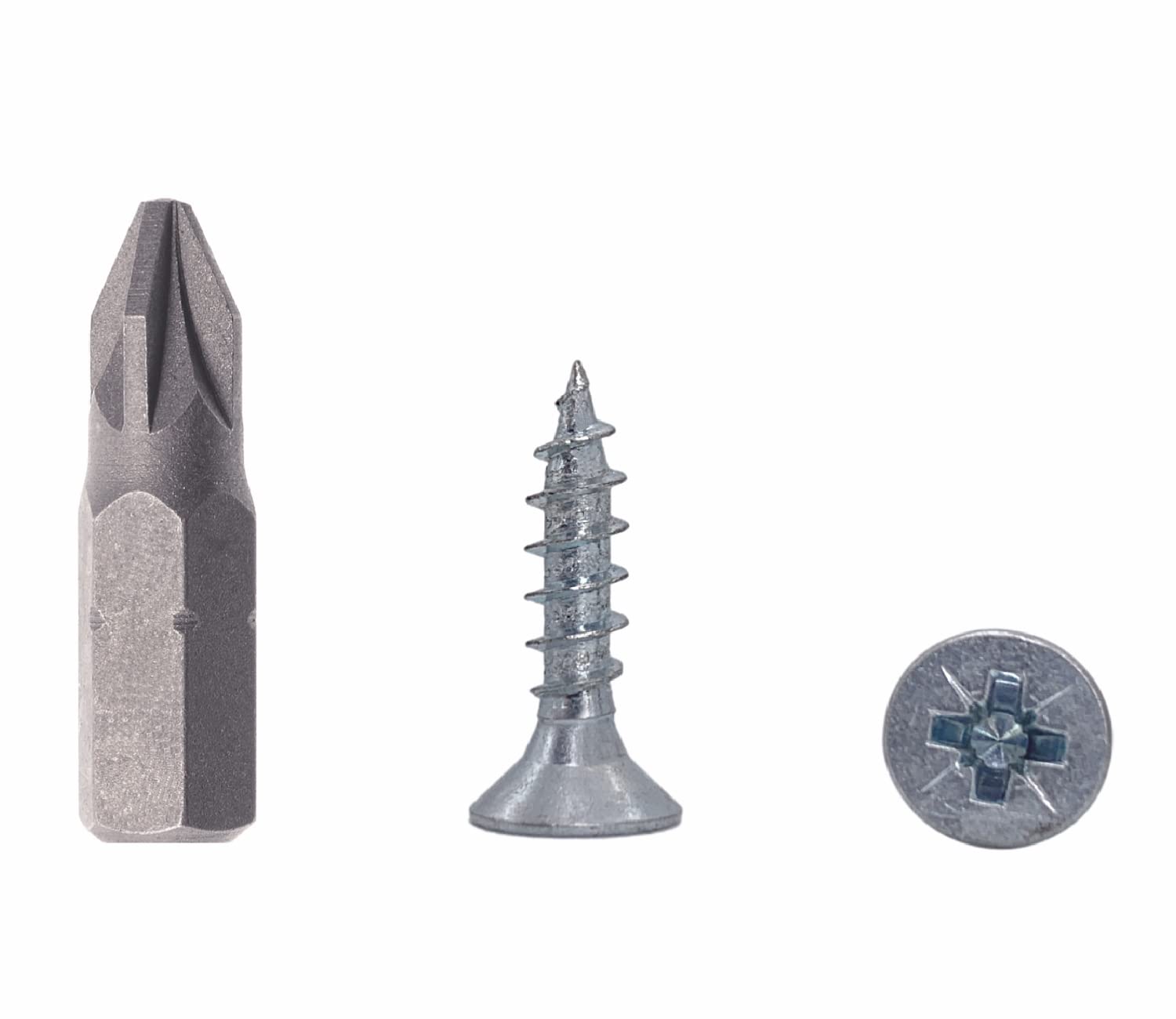 (Pack of 400 pcs) Zinc Plated Steel 4.5 x 20 mm Wood Screws, Chipboard Screws, Universal Pozi-Drive Screw, PZ Fully Threaded, Countersunk Head (400, 4.5 x 20 mm)