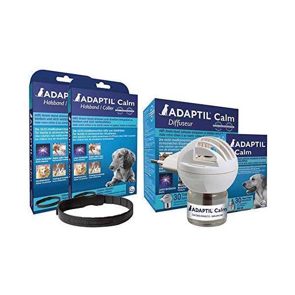 ADAPTIL-Calm-Home-30-Day-Starter-Kit-48ml ADAPTIL Calm Home Diffuser with 30 day refill - comfort, calming & anxious dog, anti-stress, White, 48 ml (Pack of 1)