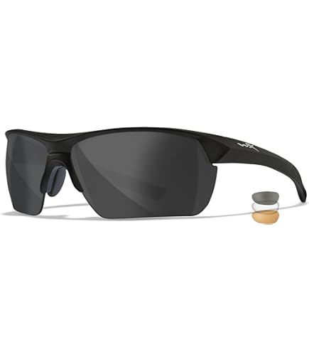 Amazon.com: ESS Sunglasses Crossbow ONE Black with Clear Anti-Fog