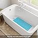 OTHWAY Non-Slip Bathtub Mat Soft Rubber Bathroom Bathmat with Strong Suction Cups (Blue)