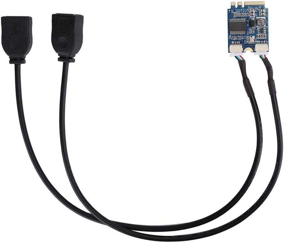 Sutinna KEY A-E to USB 2.0 Expansion Card, Easy Installation M.2 NGFF to USB Riser Card, for M.2 KEY A-E Interface Notebook - Image 4