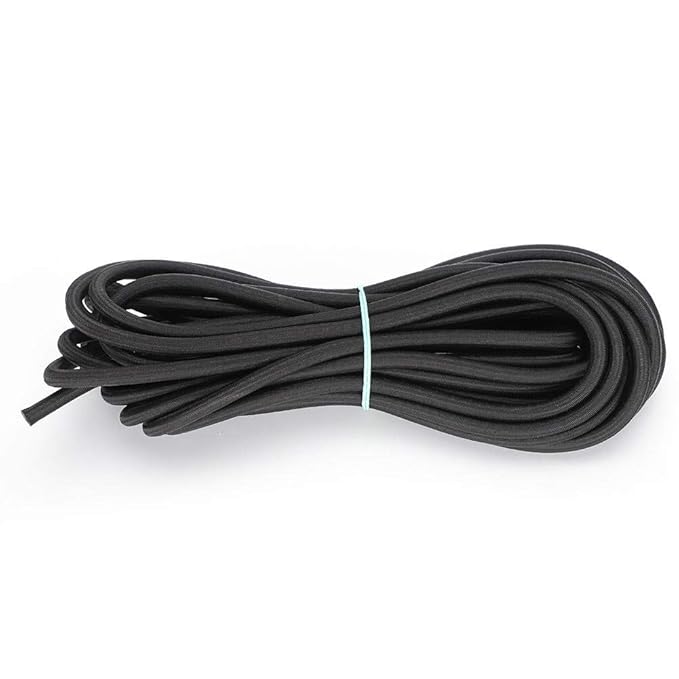 1/4 inch Elastic Rope Round Elastic Cord with Strong Elasticity for