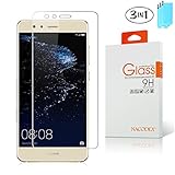 P10 Lite Screen Protector, Nacodex [3-Pack] Huawei P 10 Lite Tempered Glass Screen Protector [Anti-Scratch] [Bubble-Free][Ultra-Clear] for Huawei P10 Lite 2017