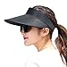 LerBen® Women's Summer Beach Traveling Wide Brim Visor Cap Sun Hats Black