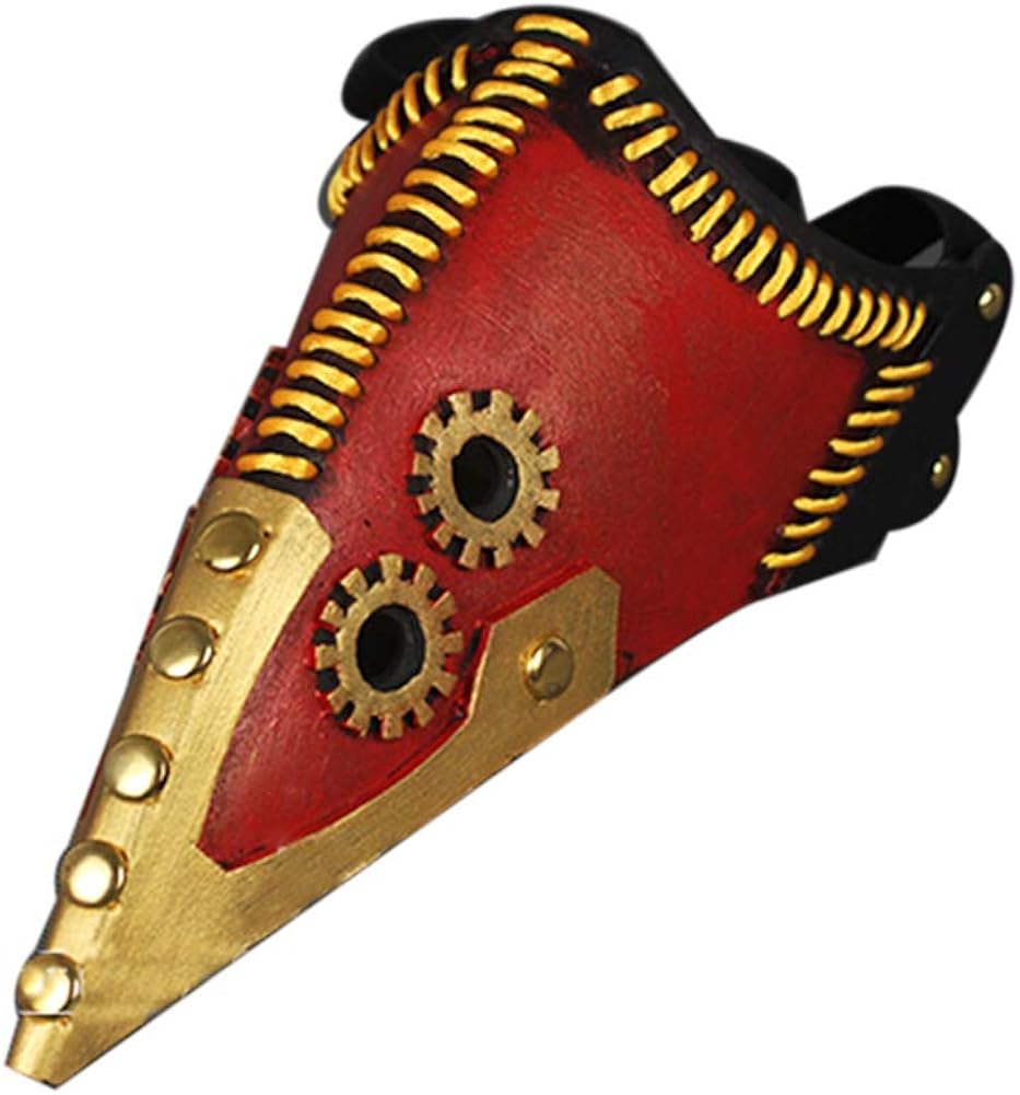 Amazon Com Overhaul Mask My Hero Academia Mha Kai Chisaki Mask Plague Doctor Cosplay Mask Red Clothing