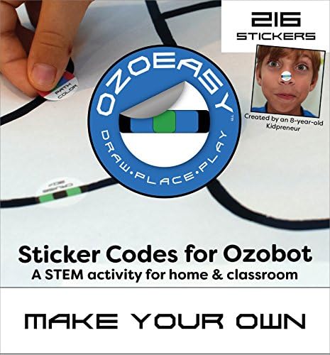 Sticker Codes (Make Your Own Pack) for use with Ozobot
