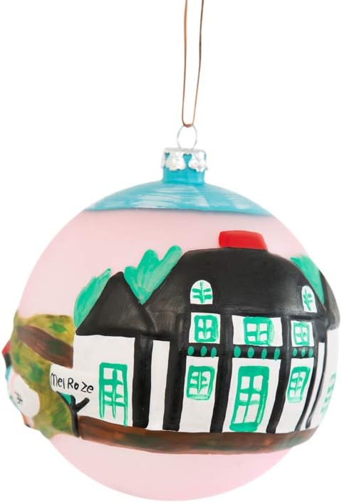 The Clementine Hunter Collection-Collectible Christmas Ornaments, Hand Sculpted and Painted,