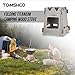 TOMSHOO Titanium Camping Stove Camp Wood Stove Portable Foldable Burning Backpacking Stove for Outdoor Hiking Picnic BBQ