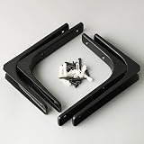 Sayayo Black Shelf Bracket Heavy Duty L Bracket 200x150mm 4Pcs EJR200B-4P view 7