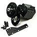 AX2 2 Aluminum Speed Transmission Case Gearbox for 1:10 Axial SCX10 Wraith Honcho RC Car Black