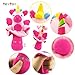 teytoy 2pcs Soft Baby Rattles, Pink Horse & Angel Pig Baby Girl Toy 3 6 9 12 Month Baby Shower