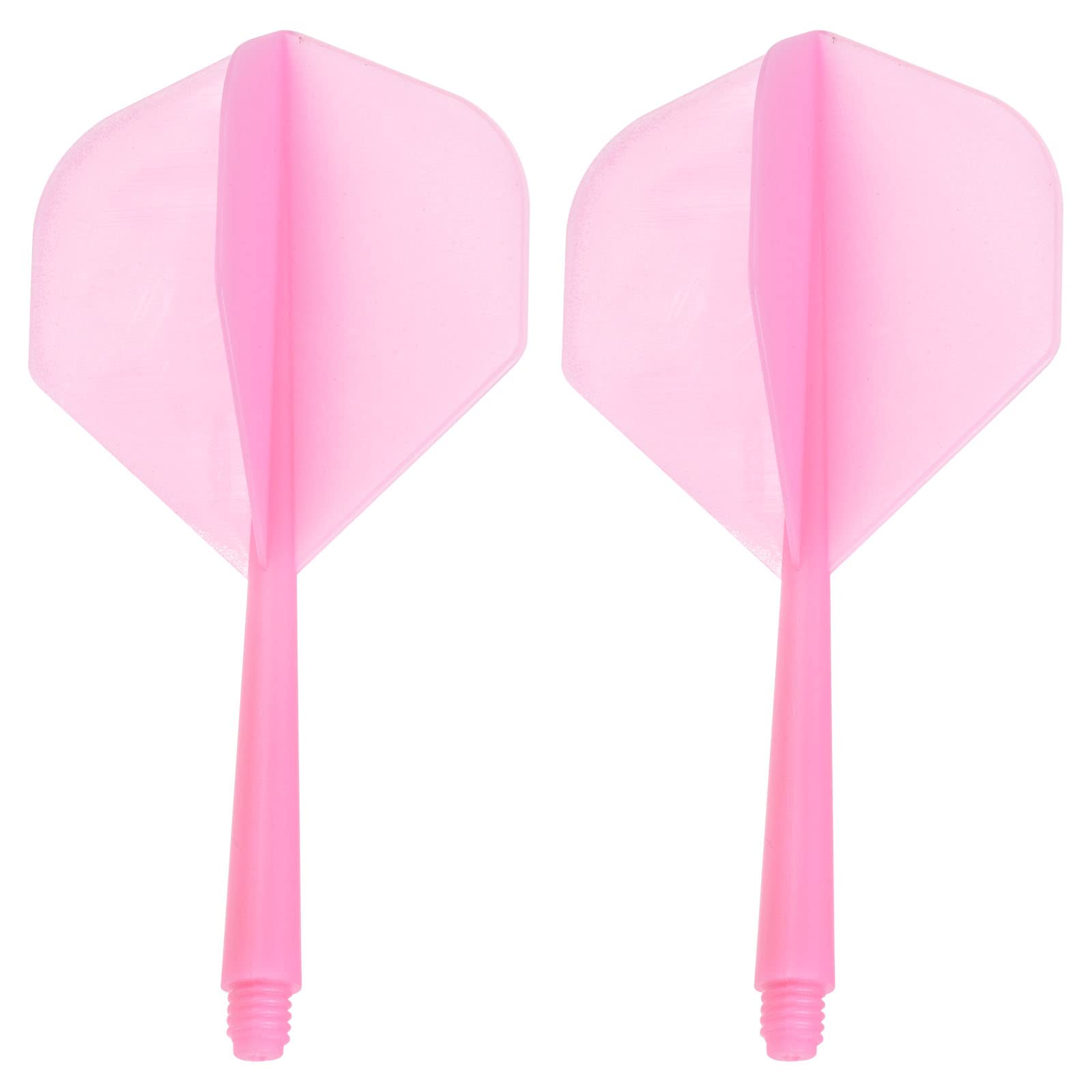 PATIKIL Integrated Dart Shaft & Flights, 2 Pack Lightweight Dart Flight Set, Pink