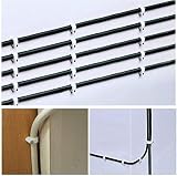 Elezenioc Round Cable Clips 6mm 100Pcs Wall Nail Clips White view 5