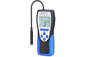 Brake Fluid Tester with Sensitive Probe, Digital Brake Fluid Detector Moisture Detecter for DOT3 DOT4 DOT5.1, High Precision 