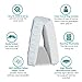 Crib Foam Wedge Pillow for Baby Acid Reflux & Gas Relief | 12 Degree Elevation Pillow | Travel Wedge Pillow with Carry Bag | Waterproof Wedge Pillow Case Cover | Infant Congestion Sleep Solution