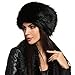 Zeogoo Women Winter Faux Fur Russian Cossack Style Hat Headband Ear Warmer