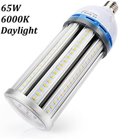 Esbaybulbs 65W Daylight LED Light Bulb E40 E39 6000K Daylight Garage Workshop Lights Street Light Post Lamp Factory Warehouse