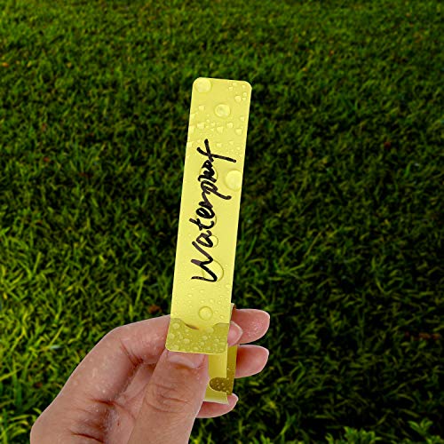 Colovis 200 PCS Plant Tree Tags Labels, Adjustable Waterproof Plant Tags, Wrap Around Hanging Plant Markers with Pen for Garden Plants Trees Greenhouse Supplies (21 X 2 cm)