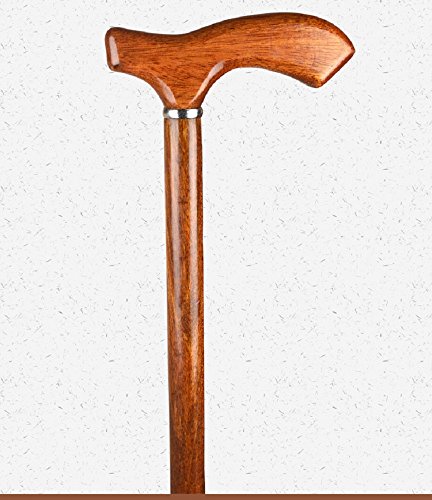 Walking Wooden Canes Crutches - Walking Crutch Cane for Men & Women - Walking Sticks Mobility Aids - Thumbnail 3