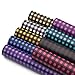 David accessories Printed Faux Leather Sheets Plaid Printed Synthetic Leather Fabric 9 Pcs 7.7