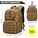 G4Free Multipurpose Tactical BackPack Large Camping Hiking Shoulder Pack 40L (Tan)