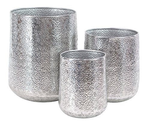 Deco 79 57418 Planter, Silver