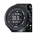 Suunto Ambit3 Sport Black (HR) Digital Display Quartz Watch, Black Elastomer Band, Round 50mm Case