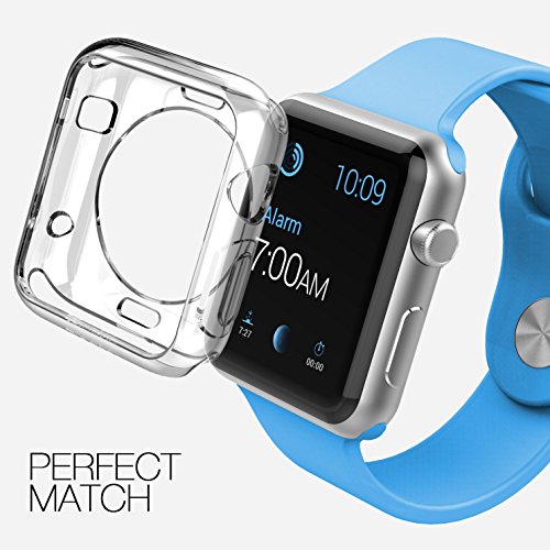 Apple Watch Case - Poetic [Clarity Series] Apple Watch 38mm Case - [Crystal Clear] Premium TPU Case for Apple Watch 38mm (2015) Crystal Clear (3-Year Manufacturer Warranty from Poetic) - Thumbnail 2