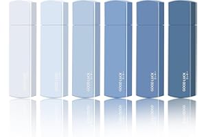 6 Pack Cute White Out Correction Tape with Gradient Color, Aesthetic White Out Strip Tape Pen, Instant Correction Tape Set fo