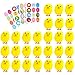 TUPARKA 36Pcs Easter Chenille Chicks Cute Fully Yellow Easter Chicks Baby Chicks with 4 Sheet Easter Stickers for Kids, Easter Egg Bonnet Decoration