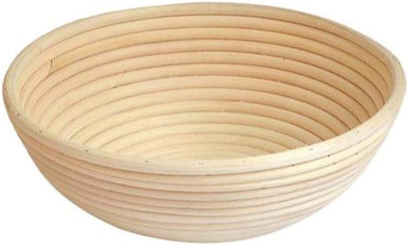 Rlorie Banneton Proving Baskets, Bread Proofing Basket, Sourdough Proving Basket, Round Natural Rattan Bread Dough Rising Basket designer
