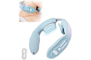 UYHKVXF Neck Acupoints Lymphvity Massage Device for Women, Cordless Neck Massager for Pain Relief Portable Neck Relaxer, Lymphatic Drainage Machine with 12 Modes Christmas Mother's Day Father's Day Gifts (1)