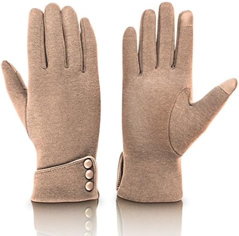 Fashion Touch Screen Winter Gloves Warm Polar Fleece Causal Gloves Windproof in Cold Weater Lightweight For Women