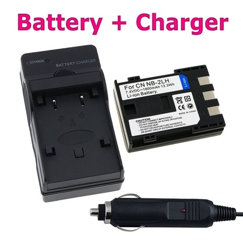 Battery +Charger For Canon EOS 350D 400D Rebel XT Xti