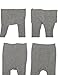 WEWINK PLUS Baby Toddler Girls Tights 3 Pack Knit Cotton Dance Leggings Pants for Infant Girl Stockings (style D lines, 1-2 year)