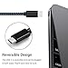 USB Type C Cable, SunCable Short USB C Cable 3Pack 1ft/30cm Nylon Braided Fast Type C Charger Cord for Samsung Galaxy S9 S8 Plus Note 8,LG G5 G6 V30,HTC 10,Nexus 5X/6P,Google Pixel XL (3Pack)