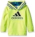 adidas Toddler Boys' Athletic Pullover Hoodie, Solar Yellow, 2T