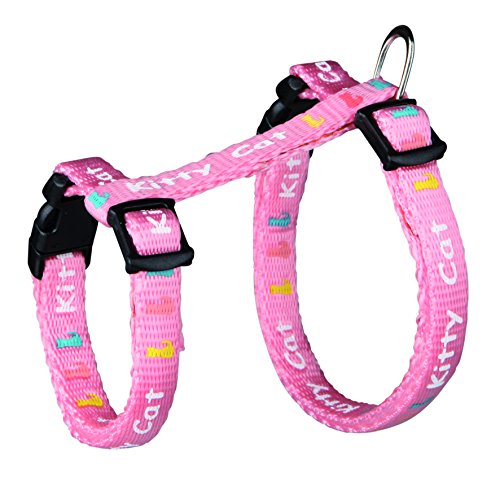 Trixie 4181 Set of Harness and Lead for Kittens / Small Cats Nylon 21 - 33 cm / 8 mm