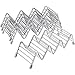 Pangda 4 Pack Stainless Steel Taco Holders Stand Taco Rack W Space for Hard or Soft Shell Tacos (Large)