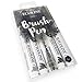 Royal Talens - Ecoline Liquid Watercolour Drawing Painting Brush Pens - Set of 5 in Plastic Wallet - Grey