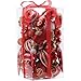 Sea Team 50-Pack Assorted Shatterproof Christmas Ball Ornaments Set Decorative Baubles Pendants with Premium Gift Wrapping Ribbon for Xmas Tree (Red)