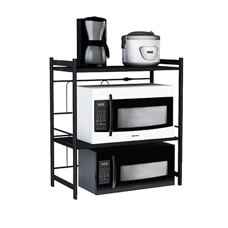 Cocina Retráctil Horno Microondas Estantes Estante Doble Estante ...