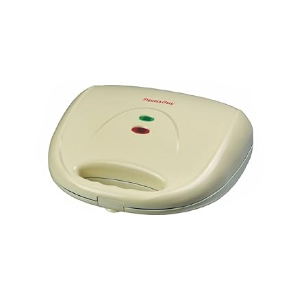 Signora Care Beechwood 700 Watt 2 Slice Sandwich Maker ,1-Piece, Biege