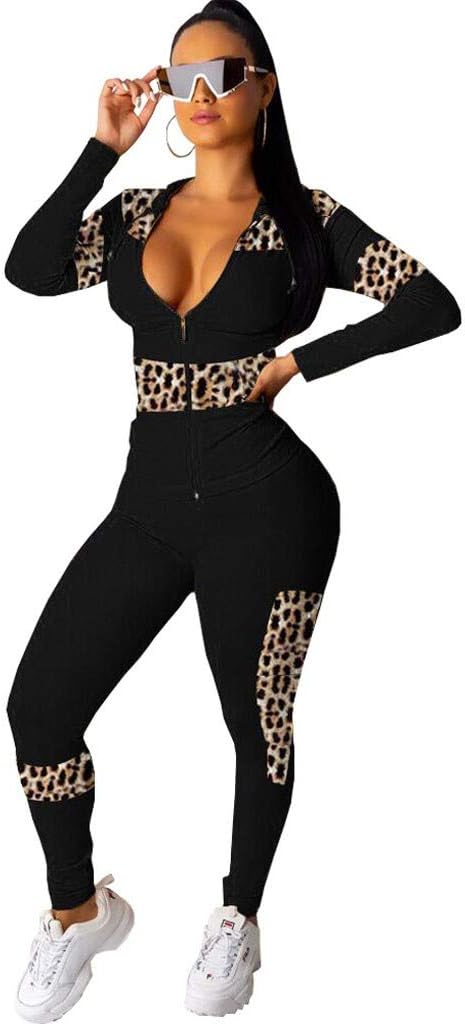 Women's Tracksuits Casual Trouser Suits Solid Color V-Neck Long Sleeve Loungewear Tops and Bottoms Set